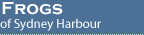 Frogs of Sydney Harbour